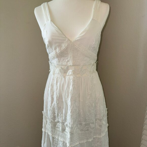 White Chelsea & Violet Sun Dress - Picture 1 of 16